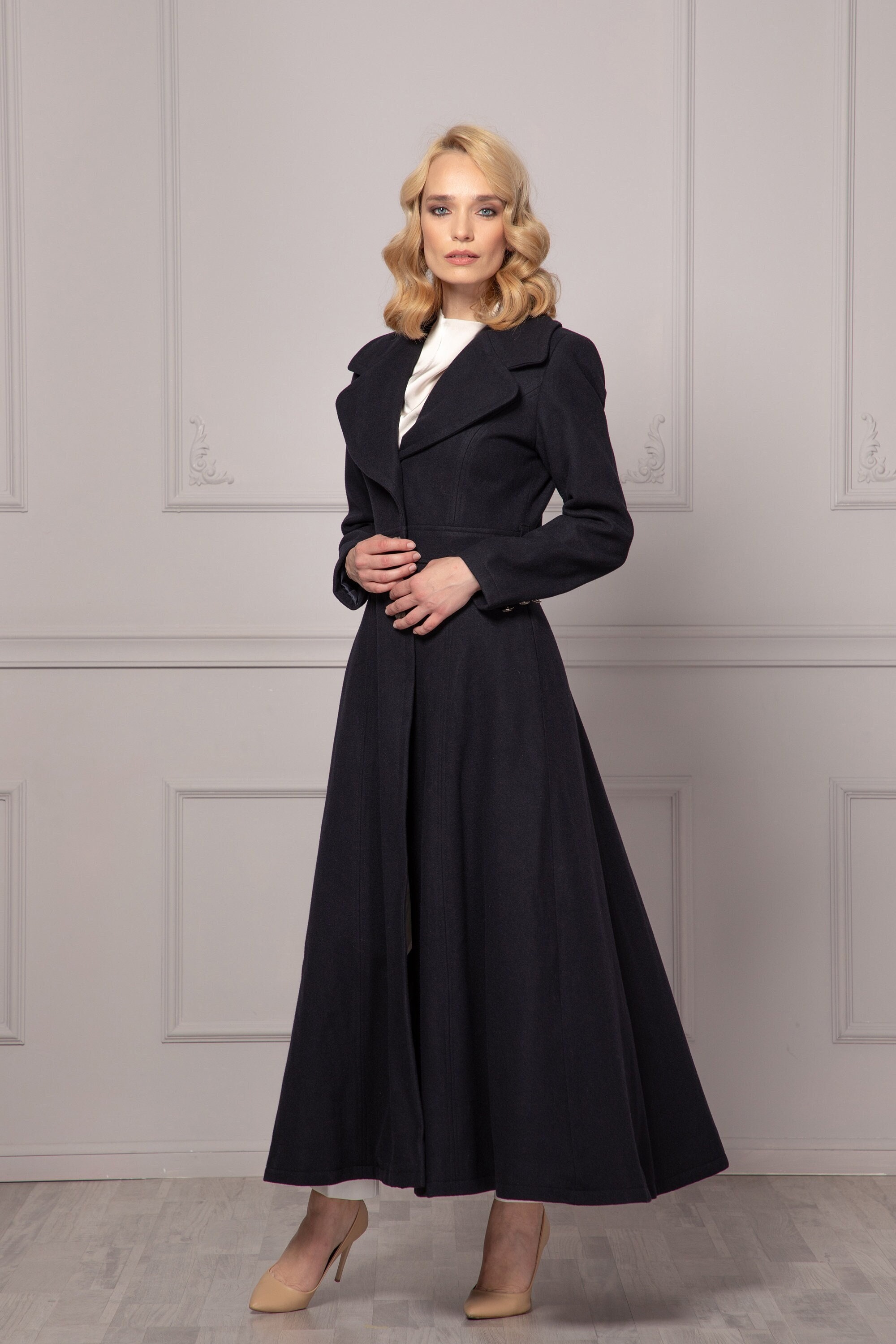 EMODA〜ELDER WOOL GOWN LONG COAT