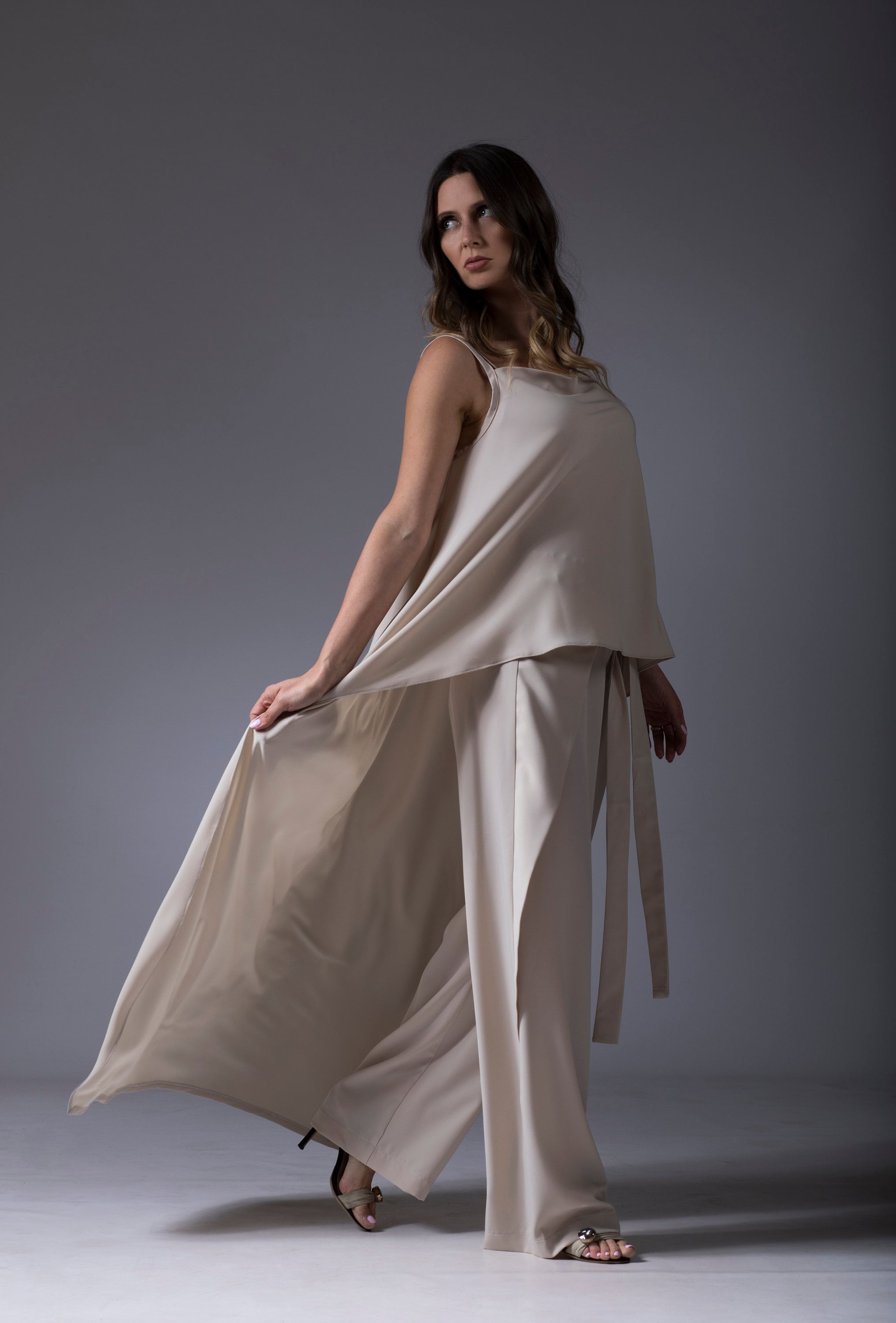 Matching Pants & Tunic, Set For Women, Co-Ord Set, Oversize Top Designer Women Twin Two Piece