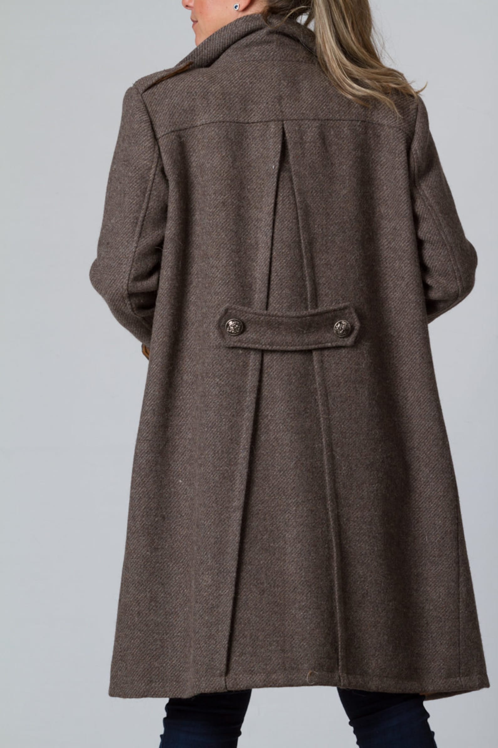 Wool Winter Coat Plus Size Cashmere Coat Women Knee Length Etsy