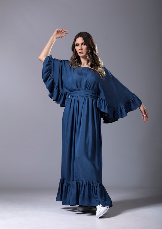 loose ladies dresses Ladies Dresses Long Sleeve Floor Length Dress Casual Women's Casual Dresses  Long Sleeve Loose Tiered Flowy