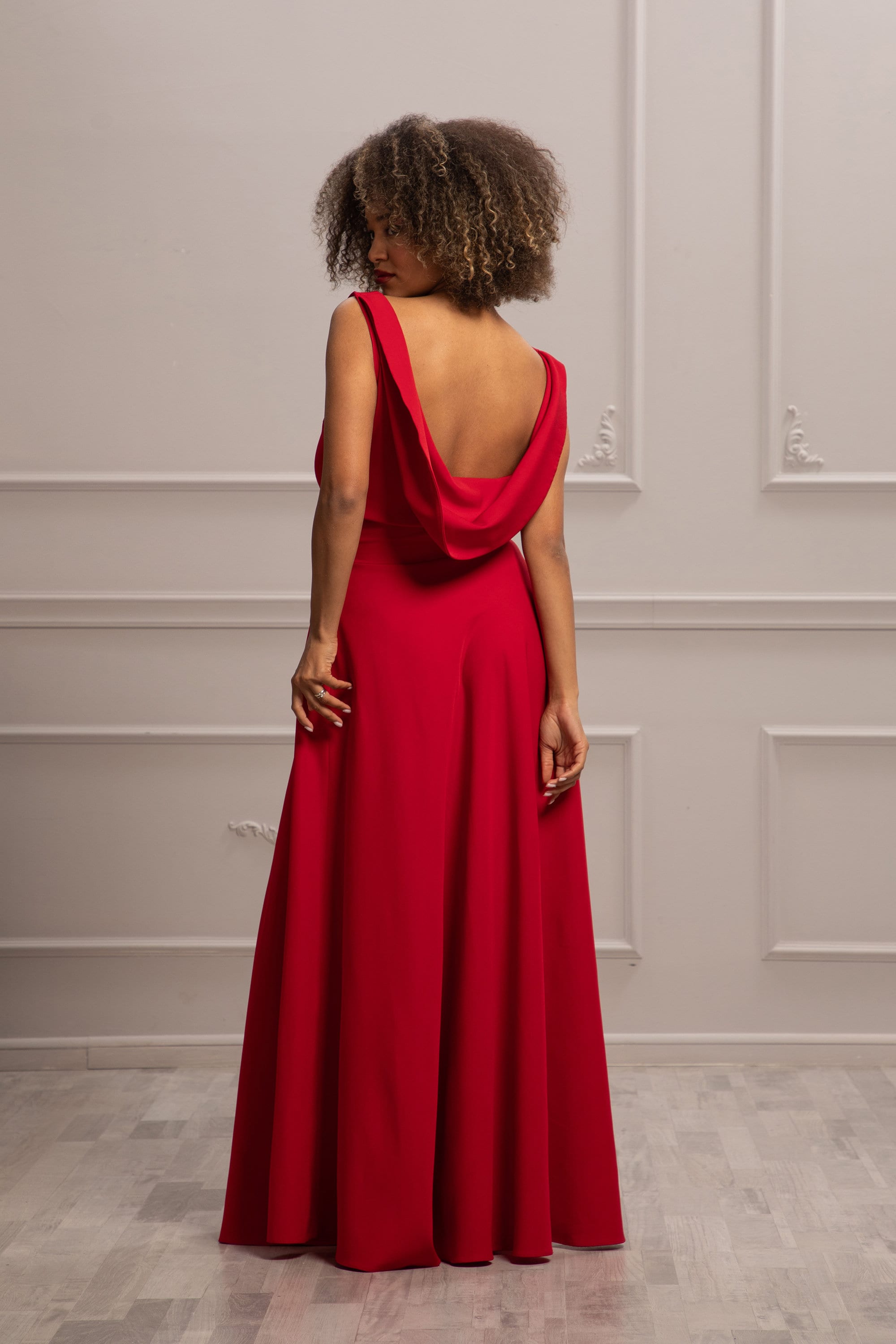 Red Formal Dress, Spring Style, Red Cocktail Dress, High End Womenswear,  Elegant Open Back Dress, Womens Clothing, Maxi Dress, Floor Length - Etsy