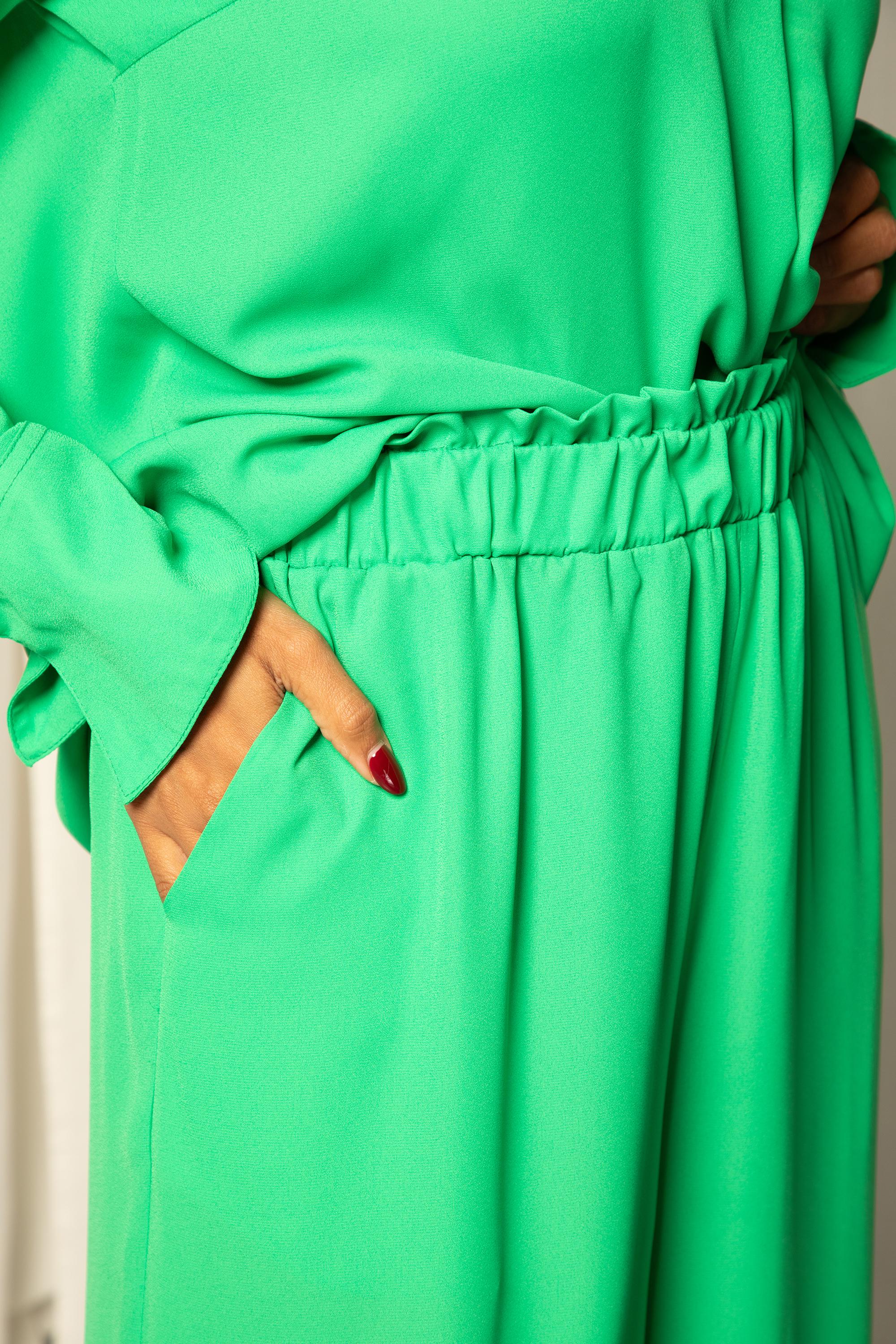 Print long Sleeve Shirt and Palazo Pants Sets main image 0