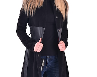 Women Fashion, Wool Coat Women, Winter Coat, Warm Coat, Plus Size Clothing, Black Wool Coat, Women Overcoat, Long Coat, Oversized Coat
