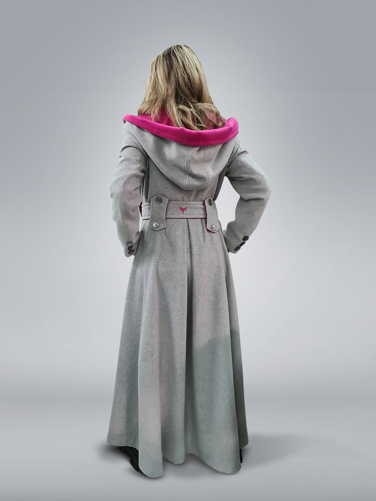 Plus size cashmere coats sale