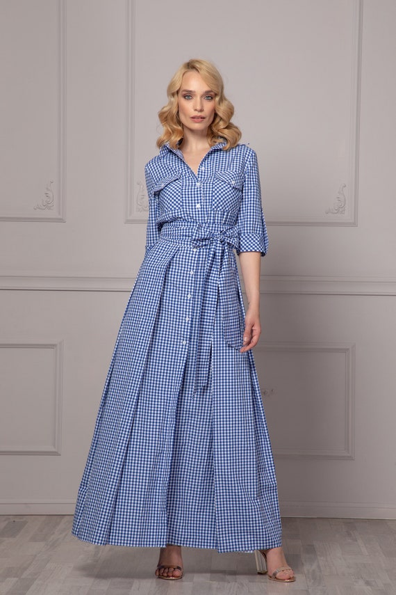 Plaid dress button up 2025