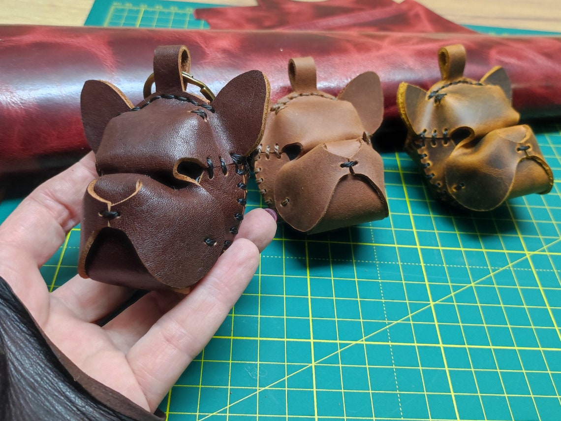 Leather Bulldog Pattern PDF Download DIY Dog Leather Etsy Canada