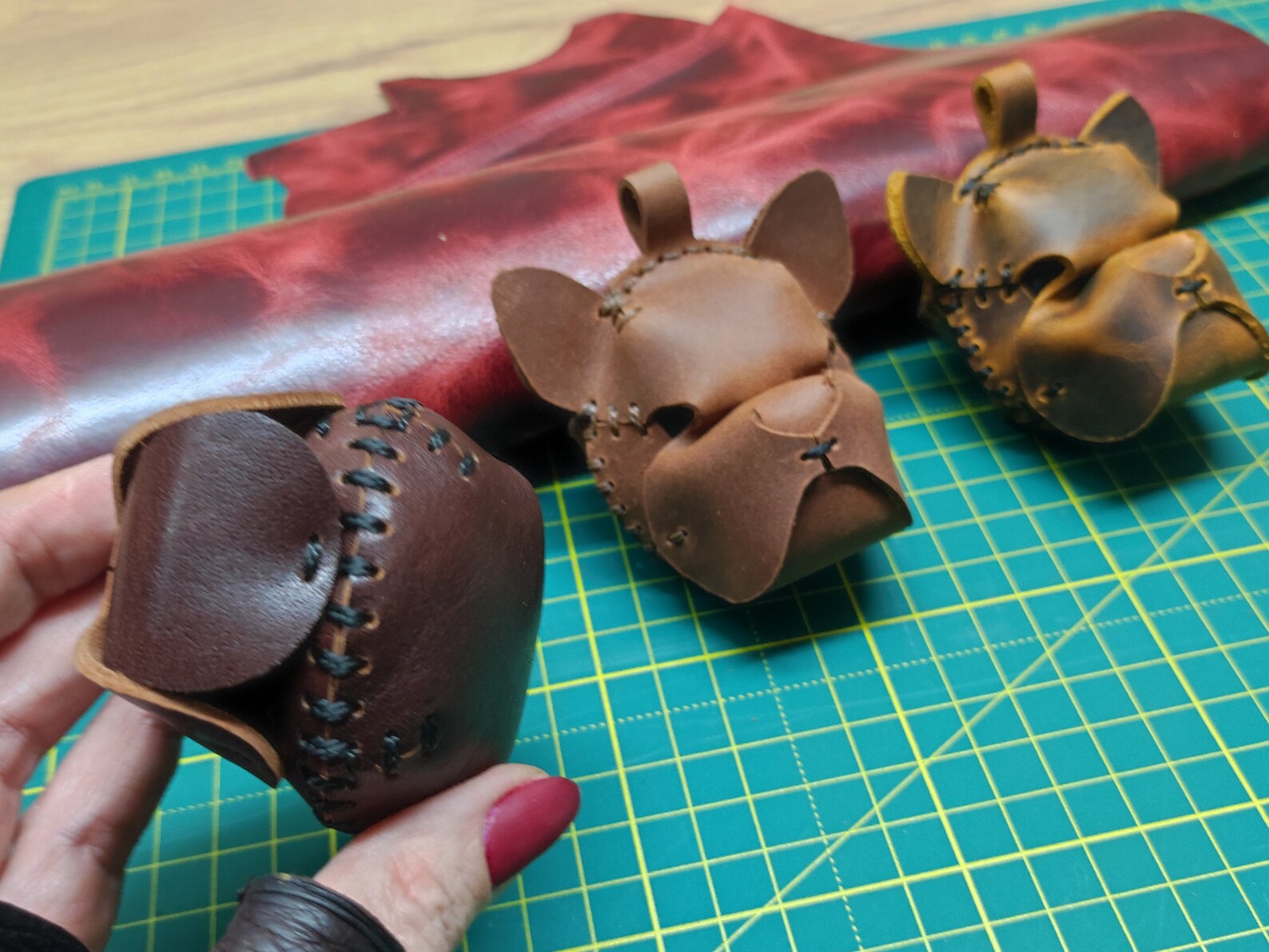 Leather Bulldog Pattern PDF Download DIY Dog Leather Etsy Canada