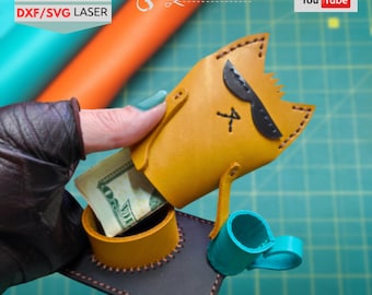 Leather Cat Secret Box Pattern - PDF Download