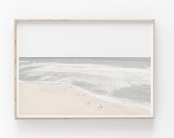 Strand Druck, Instant Art, INSTANT DOWNLOAD, Modernes Minimalistisches Poster, druckbares Wanddekor