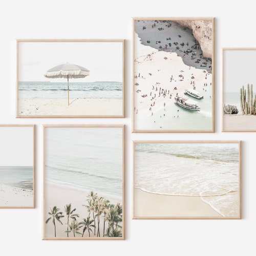 Beach Print Set of 3 Ocean Print Printable Art INSTANT Etsy