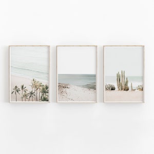 Strand Set von 3 Drucken, Natur Wandkunst, DRUCKBARE Kunst, Fotografie druckbare Wanddekoration, Poster