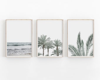 Set of 3 Prints, Beach Prints, Nature Print, Printable Art, INSTANT DOWNLOAD, Modern Minimalist Poster, Printable Wall Decor