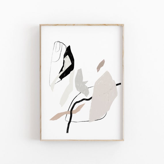 Abstract Print Line Drawing Print Printable Art INSTANT | Etsy