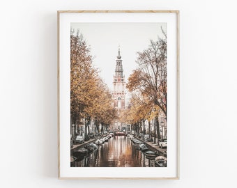Amsterdam Print, Netherlands Art, Europe Travel Photography, Modern Minimalist Poster, Printable Wall Decor