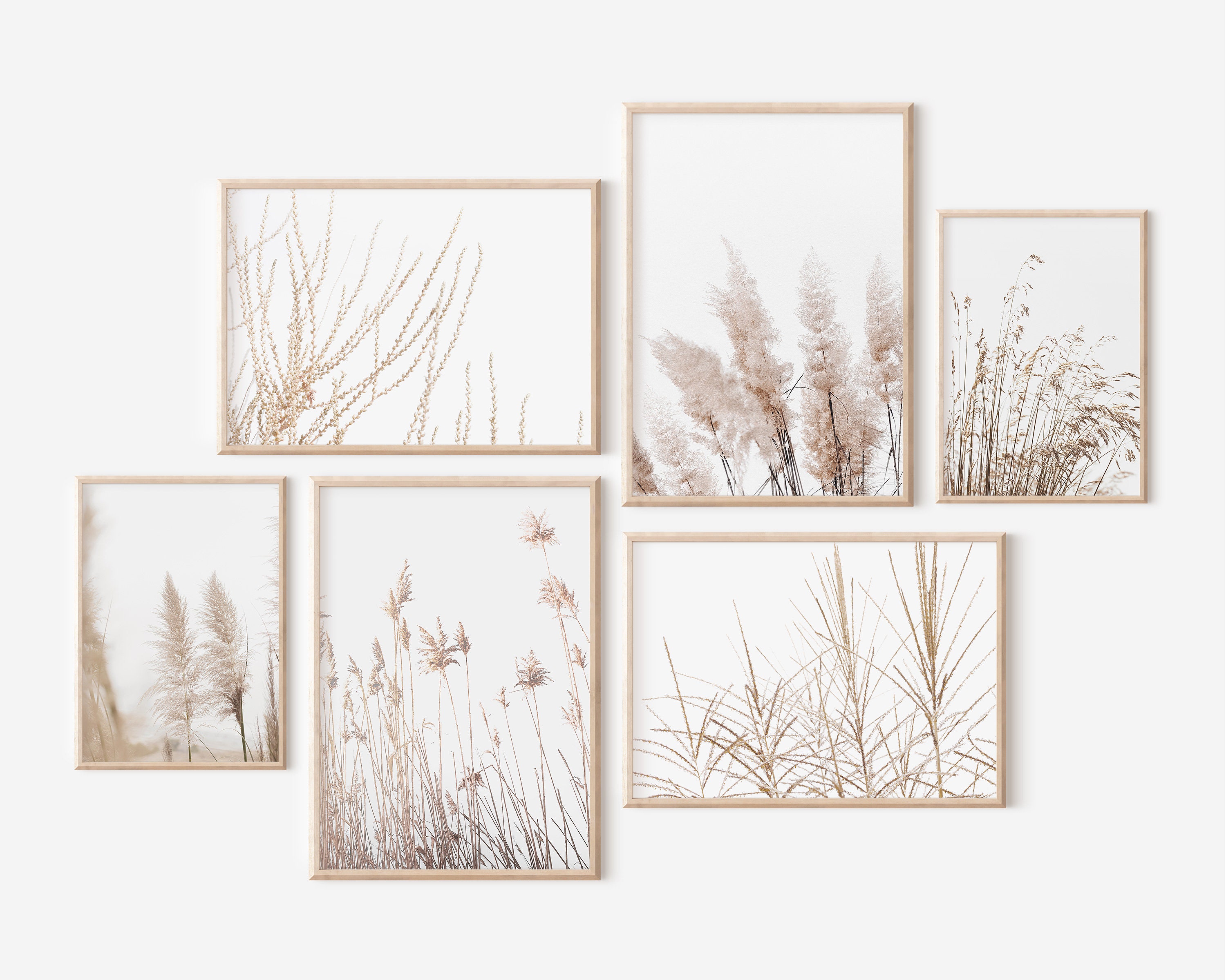 Farmhouse Print Set of 6 Botanical Print Printable Art - Etsy