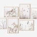 Botanical Print Set of 6 Farmhouse Print Printable Art - Etsy