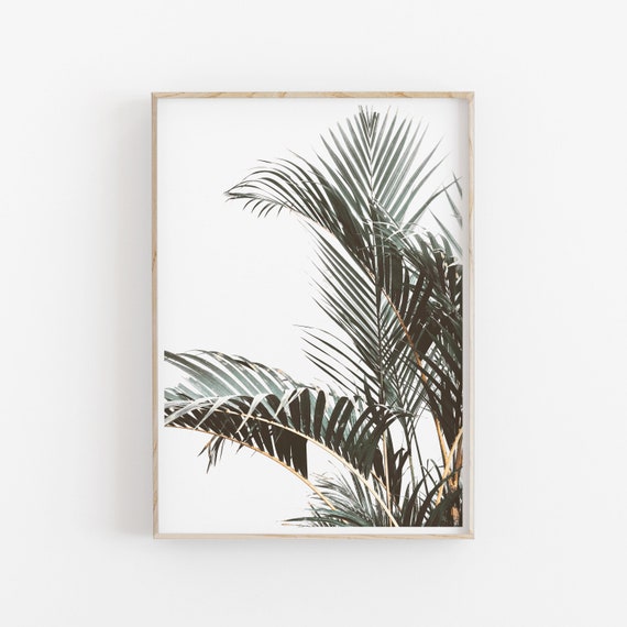 Palm Leaves Print Instant Art Modern