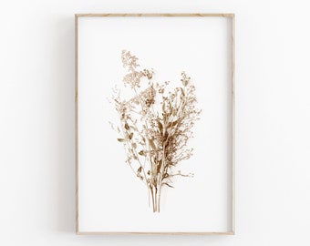 Botanical Print, Instant Art, INSTANT DOWNLOAD, Modern Minimalist Poster, Printable Wall Decor