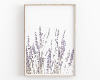 Lavender Print, Instant Art, INSTANT DOWNLOAD, Modern Minimalist Poster, Printable Wall Decor