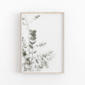 Eucalyptus Print, Botanical Print, Instant Art, INSTANT DOWNLOAD, Modern Minimalist Poster, Printable Wall Decor