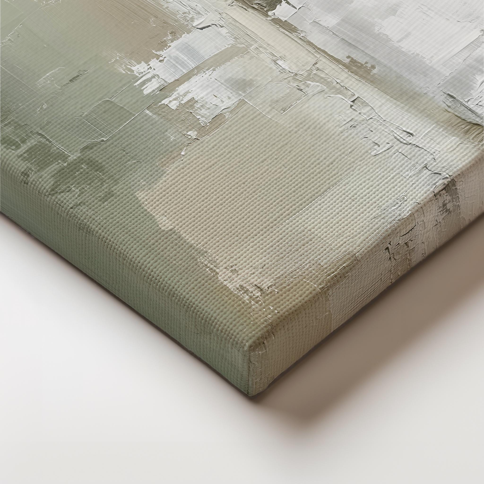 Abstract Sage Green Art Print Set of 2 | Acrylic Painting | Modern ...