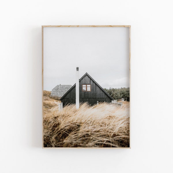 Nordic Nature Print, Landscape Art, INSTANT DOWNLOAD, Modern Minimalist Poster, Printable Wall Decor