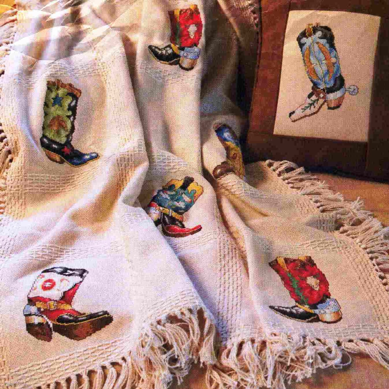 Cowboy Boots Cross Stitch Pattern PDF | Etsy
