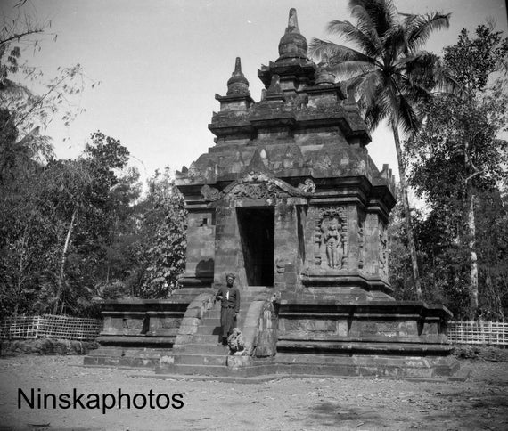 Pawon Temple - Java, Indonesia - Buddhist Temple - 1925 - Fine Art Antique Photo Print - Vintage Photo - 3263