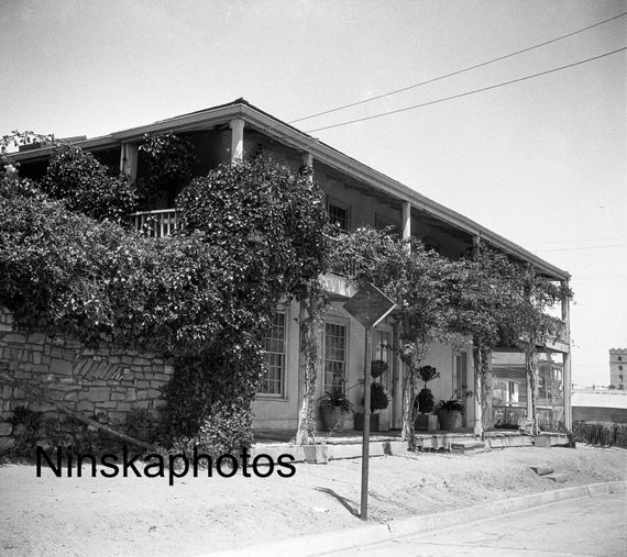 1920s Home of Thomas Larkin, First and Only American Consul of Monterey, California Antique Photo Reproduction - Vintage Photography