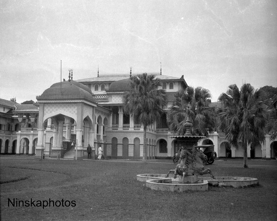 The Sultan's Palace in Medan, Sumatra - Indonesia - 1925 - Fine Art Antique Photo Print - Vintage Photo - 3663