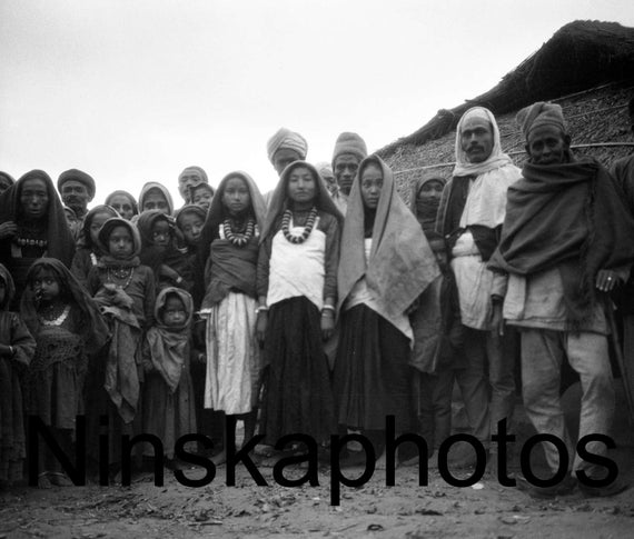 1920s Indian Wedding Nagri Chhattishgarh, India by J. Dearden Holmes, 1920s antique photo reprint, Children Photo, Local History