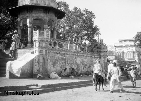 Peshawar - Square and Band Stand, India - Pakistan - Vintage Photo Reproduction by James Dearden Holmes