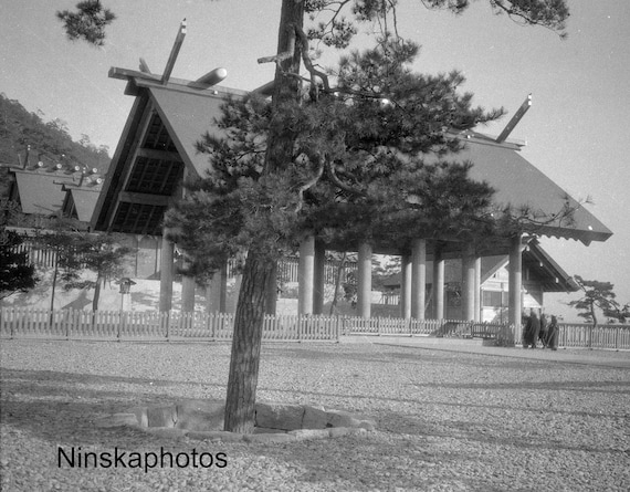 Seoul - Shrine at Japanese Shinto Temple - Korea - 1925 - Fine Art Antique Photo Print - Vintage Photo - 4717