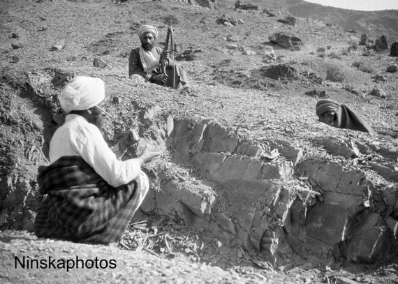 Armed Guards along the Khyber Pass - India - Pakistan - Vintage Photo Reproduction by James Dearden Holmes