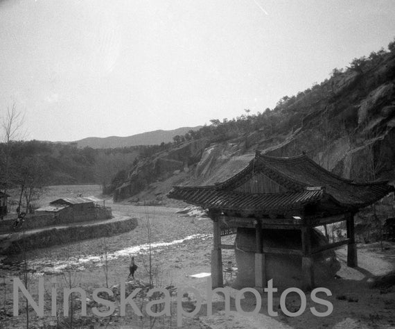 The White Buddha, Seoul, Korea, 1920s antique photo reprint, vintage photo, art photo, Korean History, Home Decor, Wall Decor