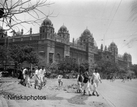 General Post Office, Bombay - Mumbai, India - Vintage Photo Reproduction by James Dearden Holmes - Historical Photo