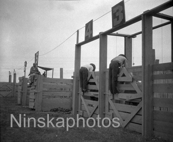 At the Rodeo Ground, Colorado Springs 1926, Colorado, United States, 1920s antique photo reprint, Rodeo Rider, State Fair, Local History