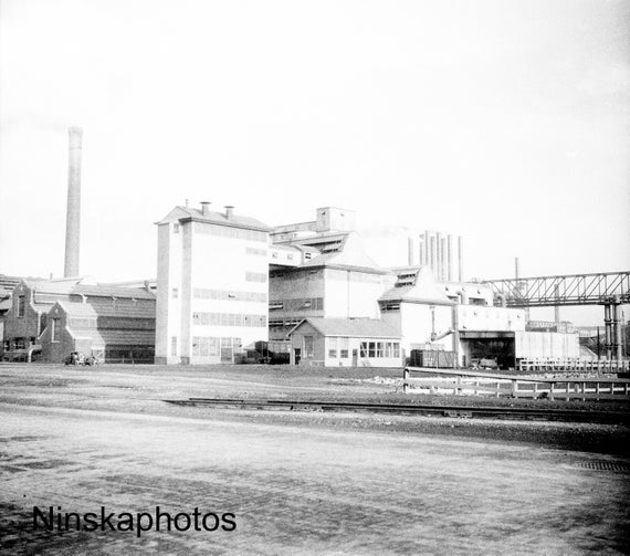 1926 Ford Factory, Fordson Plant - Cement Plant, Detroit, Michigan by James Dearden Holmes Antique Photo Reprint, Automobile