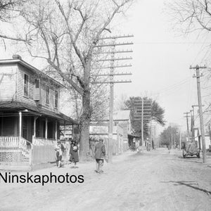 ガイトン ジョージア - 街の風景 - アメリカ合衆国 1927 - 美術アンティーク写真プリント - ビンテージ写真 - 写真の歴史 - BNW