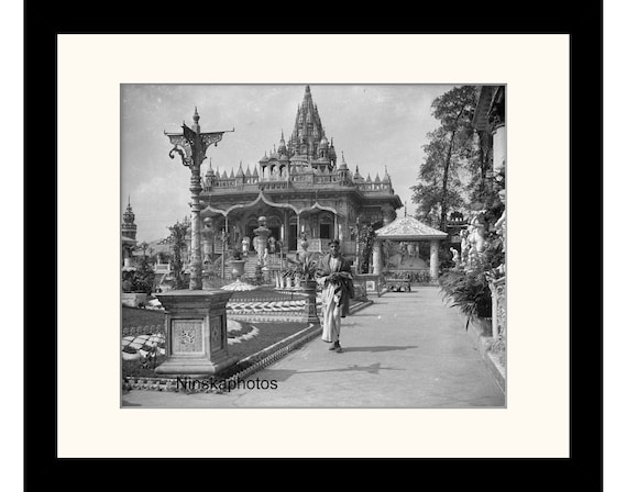 Jain Temple, Calcutta (Kolkata) India Vintage Photo Reproduction by James Dearden Holmes - Historical Photography