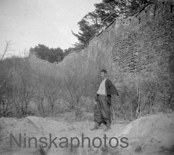 Young Korean Man, Seoul, Korea, 1920s antique photo reprint, vintage photo, art photo, Korean History, Home Decor, Wall Decor
