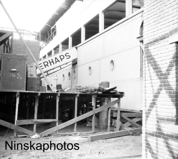 1920s Hal Roach Film Studios, Hollywood Film Set, Culver City, Los Angeles, California Antique Photo Reproduction - Vintage Photography