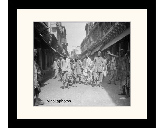 Hindu Festival in Agra, India Vintage Photo Reproduction by James Dearden Holmes - Historical Photo