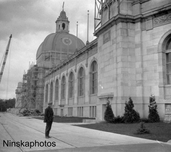 Toronto Exhibition Grounds, New Government Building for Ontario, Canada 1926 - Fine Art Antique Photo Print - Vintage Photo - 6750