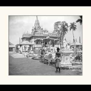 Jain Temple, Calcutta (Kolkata) India Vintage Photo Reproduction by James Dearden Holmes - Historical Photography