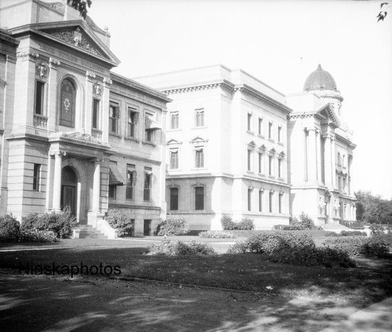 1926 Winnipeg, Canada, Land Titles Building, 1920s antique photo reprint, Politics, Architecture, Monochrome Wall Decor, Canadian History