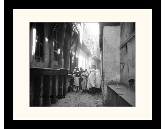 Street Scene in Delhi, India Vintage Photo Reproduction by James Dearden Holmes - Historical Photo
