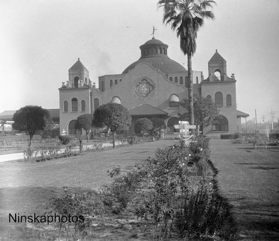 1920s San Antonio Railway Station, Texas, United States USA Antique Photo Reproduction - Vintage Photography - Black and White