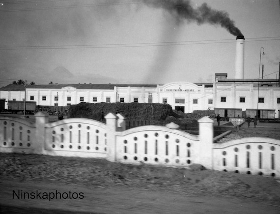 Sugar Factory in Yogyakarta - Java, Indonesia - 1925 - Fine Art Antique Photo Print - Vintage Photo - 3269