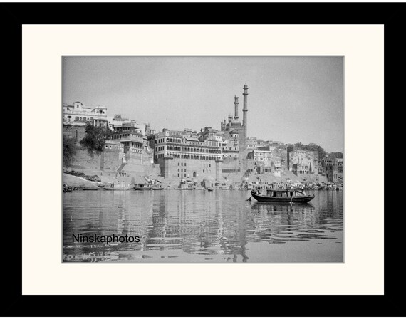 By the Ganges River, Benares, Varanasi, India Vintage Photo Reproduction by James Dearden Holmes - Historical Photo